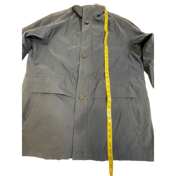 VTG NEWPORT HARBOR Unisex Large Blue Zip Snap Button Lined Windbreaker J… - Picture 4 of 14